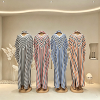 Robe islamique légère et sans couture en polyester grande taille pour femme musulmane, avec foulard, collection Ramadan Aïd al-Fitr 2026 – Vente en gros