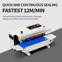Máquina Selladora de Bolsas de Plástico y Aluminio para Té, Especias, Alimentos en Polvo, Azúcar, con Cinta Transportadora, Impresión de Fecha y Sellado Térmico, Certificación CE