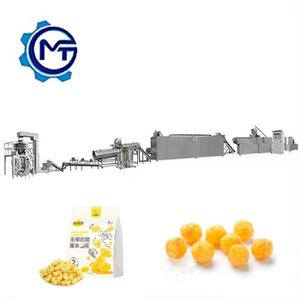New 500kg High Productivity Puffed Food Cheese <b>Balls</b> <b>Machine</b> Fully Automatic Corn Snacks Extruder Line - Product Image 2