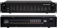 Amplificateur de puissance audio numérique Pinhom de haute qualité 150W, 3 entrées MIC, 1 entrée/sortie AUX, bouton de fonction complète, protection de sécurité