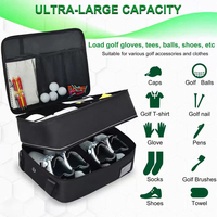 Sac de rangement durable pour coffre de golf Organisateur de coffre de golf Grand sac de voyage pour accessoires de golf