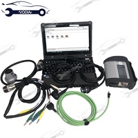 MB STAR C4 FULL CHIP DOIP Diagnosegerät SD CONNECT MB STAR C4 für MERCEDES für BE-NZ PKW LKW Diagnose-Tool und V110 Laptop