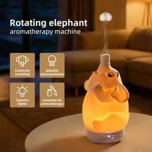 Nuevo Difusor de Aromaterapia USB Giratorio con Forma de Elefante de 150 ml, Humidificador con Luces LED de Colores para Habitación de Bebé, Regalo - Product Image 3