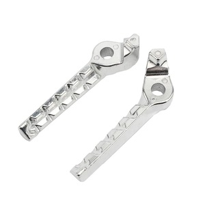 Repose-pieds en métal avec trous et rainures pour moto Kawasaki KLX250 - Modèle Zuqing (paire) - Product Image 4