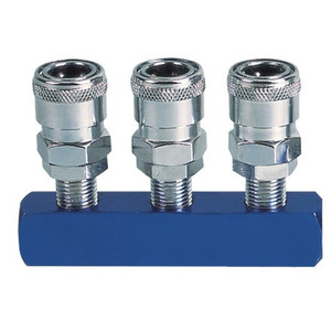Dingyi Quick Coupler 14mm Iron Pneumatic Tool Accessories Straight Line 2 Way - Product Image 2