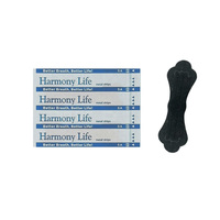Bandes nasales noires Jiebao pour la respiration |   Bandelettes nasales anti-ronflement en tissu non tissé pour usage domestique, améliorant le flux d'air et la ventilation
