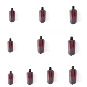 Bouteille en plastique PET vide de 500 ml (16 oz) pour sirop contre la toux Wockhardt Tris Pai Nostrum Arch avec bouchon à vis et étiquette adhésive - Product Image 4