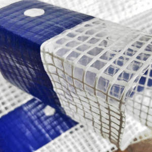 Lona de Polietileno Reforzada Jetway para Andamios, 1000D, Impermeable, con Tratamiento UV, Servicio de Corte, Grosor de 6/12 Mil, Malla 3x4 - Product Image 3