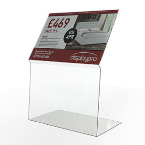 Custom A3 trasparente acrilico materasso Poster Stand acrilico porta biglietto espositore per il <span class=keywords><strong>negozio</strong></span> - Product Image 1