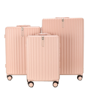 Aluminum Frame Trolley Case 20 Inch <b>Pc</b> Material 4 <b>Wheels</b> Carry On Suitcase With Combination Lock For Business Travel - Product Image 3