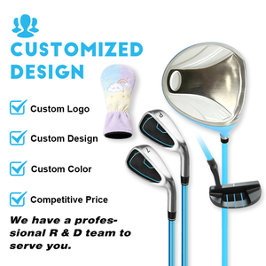 Clubs de golf d'entraînement pour enfants de 3 à 12 ans, 4 pièces, avec logo personnalisé, driver, fer et putter - Product Image 5