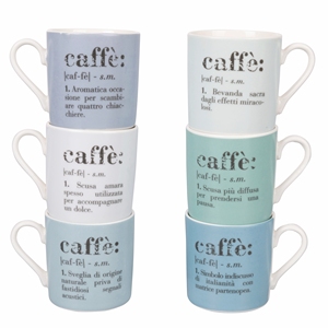 SET VICTIONARY 6 TAZZE DA CAFFÈ 90ML SH OCEAN - Product Image 1