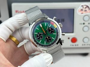 Montres mécaniques ; Montres tendance et très vendues ; Montres multifonctions avec fonction chronométrage ; Montres à la mode ; Vert - Product Image 2