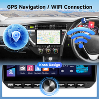Autoradio Hikity 10 ''4 + 64G Android pour Toyota AURIS 2012-2015 Wireless CarPlay/Android Auto GPS WIFI Piano Key Autoradio OEM