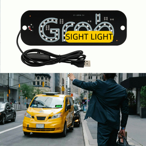 Lampe indicatrice universelle 12V <span class=keywords><strong>COB</strong></span> pour <span class=keywords><strong>taxi</strong></span>, lampe de toit AB LED pour pare-brise, éclairage intérieur universel 12V <span class=keywords><strong>COB</strong></span> <span class=keywords><strong>Taxi</strong></span> GR AB LED - Product Image 5