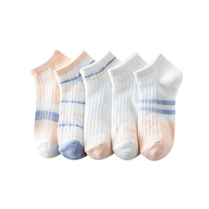 Women's Ankle <b>Socks</b> Breathable Thin Cotton Gradient Pattern Spring Summer Casual <b>Socks</b> - Product Image 5