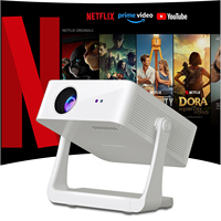 Mini projecteur de jeu intelligent portable Android C6 personnalisable, 4K Full HD LED LCD, home cinéma, vidéo WiFi, 2 Go de RAM, 32 Go, 300 lumens