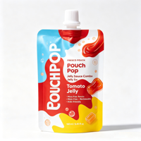 Pochettes à bec verseur thermoscellables personnalisées imprimées en sérigraphie, en PET/VMPET/PE de qualité alimentaire pour aliments pour bébés et boissons lactées