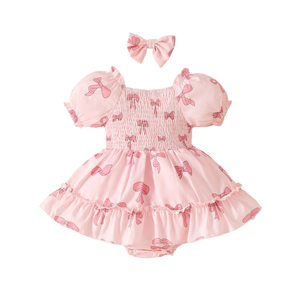 ชุดรอมเปอร์เด็กอ่อนแบบกระดุมแป๊กพิมพ์ลายผีเสื้อพร้อมโลโก้สั่งทำ Natty Yami 1 ชิ้น สำหรับเด็กแรกเกิด ฤดูใบไม้ร่วง เสื้อผ้าเด็กผู้ชายและเด็กผู้หญิง ผ้าทูทู 100% ออร์แกนิค - Product Image 1