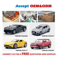 Pasokan Pabrik Model Mobil Sport Diecast SF90 Stradale Skala 1:36, Mainan Supercar Logam Alloy Tarik Mundur, Roda Dapat Bergerak, Untuk Usia 5+