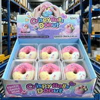 Bestseller Jouets Squishies Anti-Stress Croustillants en PVC Faits Main Patte de Chat Chocolat Donut Squishies Luxe Halloween Noël