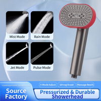 Pommeau de Douche Personnalisable avec Logo, 5 Modes de Jet, Économie d'Eau, Installation Facile, Résistant à la Rouille pour la Rénovation de Salle de Bain