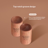 Diffuseur d'huiles essentielles LOUISFAN en bois de rose pour voiture, aromathérapie sans flamme, usage domestique et intérieur, parfum longue durée, vente en gros