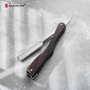 Razorline <span class=keywords><strong>Meilleur</strong></span> <span class=keywords><strong>rasoir</strong></span> droit en acier inoxydable avec manche en bois noir <span class=keywords><strong>Rasoir</strong></span> de sécurité tranchant en feutre <span class=keywords><strong>à</strong></span> la <span class=keywords><strong>main</strong></span> - Product Image 3