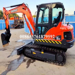 Pelle sur chenilles doosan dx60 d'occasion machines d'occasion chinoises mini petite pelle doosan dx60 - Product Image 4