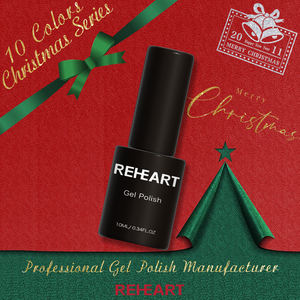 Esmalte de <span class=keywords><strong>Uñas</strong></span> con Purpurina Serie Navidad, Diseños Lindos, Color Elegante, Gel Magnético Permanente, Colección Retro, Color Oscuro Natural - Product Image 1