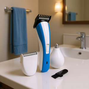 Tondeuse à cheveux Myrva 3-en-1 10W rechargeable par USB avec accessoires pour hommes et femmes, pour le rasage, la coupe et le coiffage - Product Image 2