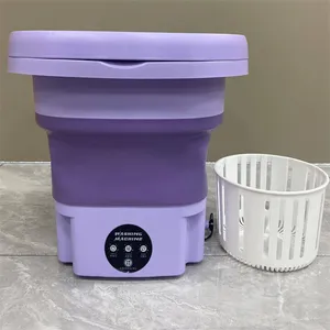 Nhà Máy Giá KhuyếN Mãi xách tay máy giặt máy sấy tự động mini máy giặt với cống giỏ