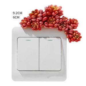 Artesanías creativas 3D, interruptor <span class=keywords><strong>de</strong></span> resina, pegatinas decorativas <span class=keywords><strong>de</strong></span> <span class=keywords><strong>pared</strong></span>, sala <span class=keywords><strong>de</strong></span> estar, dormitorio, enchufe, cubierta protectora, flor <span class=keywords><strong>de</strong></span> dibujos animados, seta - Product Image 6