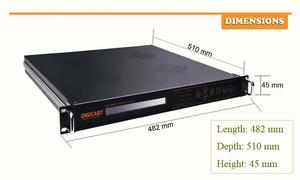 1080P 30 Fps Đầu Ra MPEG TS Mã Hóa 24 Kênh H.264 HD UDP Multicast Asi Phần Cứng <span class=keywords><strong>Video</strong></span> IP Mã Hóa - Product Image 2
