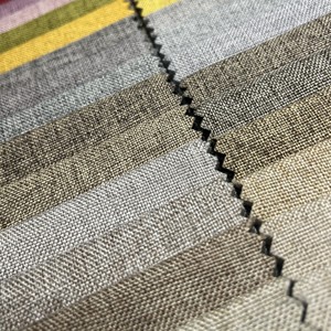Hot Sales 100% Polyester Heavyweight Linen <strong>Sofa</strong> <strong>Fabric</strong> Woven Yarn Dyed Breathable Linen <strong>Fabric</strong> for <strong>Sofa</strong> - Product Image 3