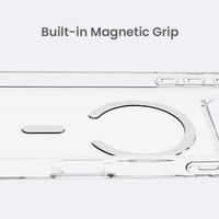 Coque de téléphone magnétique transparente anti-jaunissement en copolyester pour iPhone 18 Pro Max avec protection de l'appareil photo et du écran