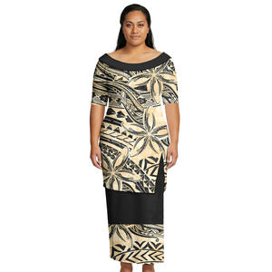 阿罗哈连衣裙 精品服装 定制女装 萨摩亚海滩派对舞会节日设计普鲁塔西长裙 波利尼西亚女式 - Product Image 6