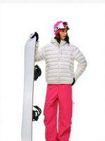 Fabricant de vestes matelassées personnalisées, veste en duvet personnalisée, 95% duvet de canard, duvet d'oie, veste ultra-douce et légère pour femme, veste d'hiver
