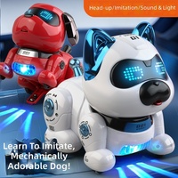 Jouet éducatif pour la petite enfance : Chien robot intelligent avec lumières, musique, effets spéciaux, mouvements réalistes et voix pour enfants