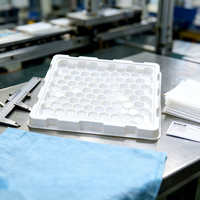 Plateau blister ESD moulé sur mesure en PET/PS pour emballage de pièces de circuits électroniques grand public