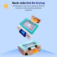 Máquina de Prensa de Calor 3D por Sublimación Comercial con Control Digital para Impresión de Carcasas de Teléfono con Diseño de Succión al Vacío de Molde Universal