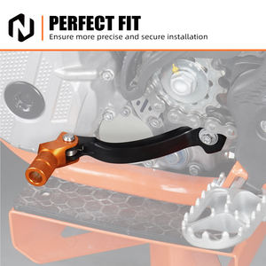 NICECNC Levier de changement de vitesse pliable en aluminium forgé, plaque de pédale pour KTM <span class=keywords><strong>690</strong></span> <span class=keywords><strong>Enduro</strong></span> R 2014-2020 <span class=keywords><strong>2021</strong></span> - Product Image 2