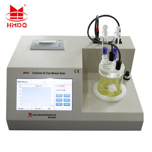 HM401 otomatik laboratuar ekipmanları yağ mikro nem ölçer trafo yağı su içeriği test Karl Fischer Titrator - Product Image 3