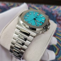 Neue Luxus-Herrenuhren mit Automatikwerk, 30M Wasserdicht, Quadratische Form, Edelstahl-Sportchronograph für Männer