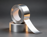 Ruban adhésif en aluminium enduit imperméable haute température pour l'étanchéité des conduits d'air, des tuyaux d'échappement et des conduites d'eau - Qualité industrielle