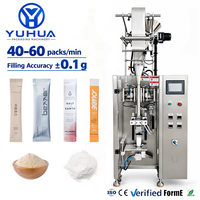 Machine d'emballage et de remplissage de sachets de poudre à piste unique YH pour poudre de protéines, poudre de collagène et produits nutritionnels de 10g et 20g