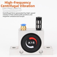 K-Typ K8 Pneumatischer Turbinenfilter-Vibrator aus Aluminiumlegierung mit Automatischer Steuerung für Industrielle Luftvibrationstrichter