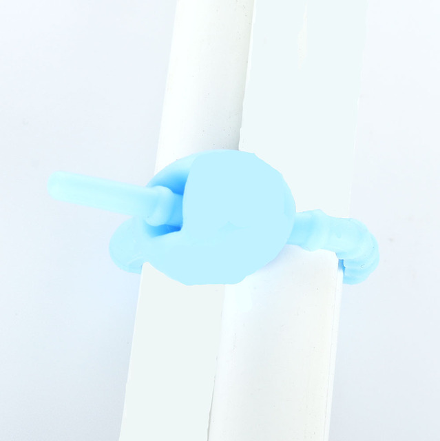 Promotional Gifts Flexible Silicone Locking Cable Wire Manager Manufacturer Reusable Self-lock Adjustable Silicone Cable Tie