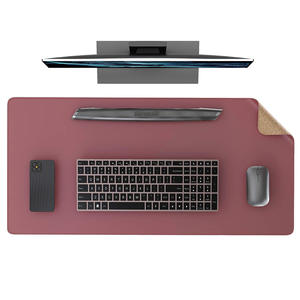 Tapis de bureau imperméable en cuir PU, grand tapis de souris à double face, protecteur de Table pour ordinateur portable et de bureau - Product Image 1