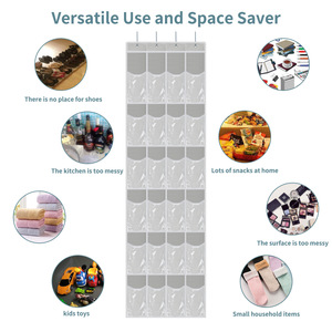 Qua cửa Giày tổ chức với 24 túi lưới lớn treo túi lưu trữ giá thích hợp cho phòng tắm tủ quần áo nhà bếp phòng ngủ - Product Image 2